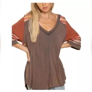 Pol Crochetd Boho Top